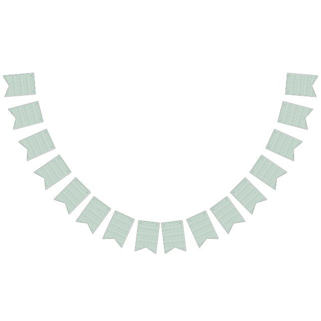 Banderines un fondo verde y blanco con hojas pequeñas (Todo)