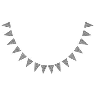 Banderines Un patrón repetido de círculos interconectados y