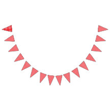 Un patrón simétrico con rojo, naranja y p