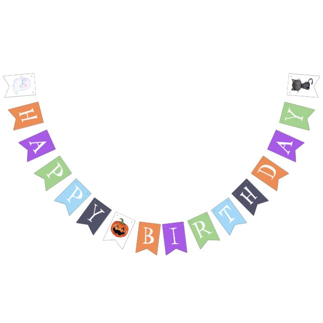 Banderines Un pequeño Baby Shower de Boo Halloween (Todo)