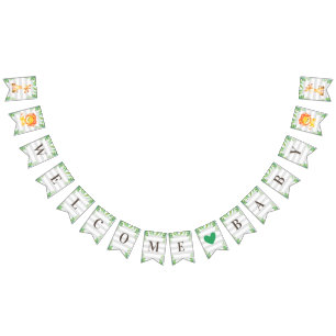 Banderines Un Safari salvaje da la bienvenida a un bebé, duch