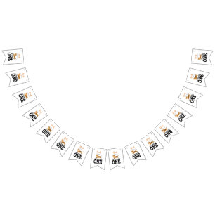 Banderines Un tigre salvaje de jungla 1° cumpleaños