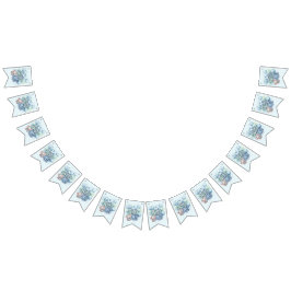 Banderines Una acuarela salvaje de primer cumpleaños