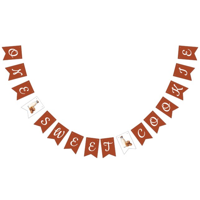 Banderines ¡Una dulce galleta! Primera fiesta de cumpleaños (Todo)