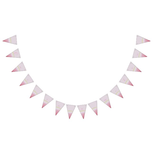 Banderines Una en melón de primer cumpleaños (Todo)