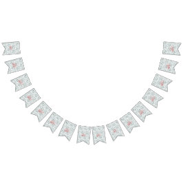 Banderines una flor roja sobre un fondo negro