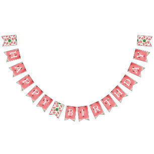 Banderines Uno en un Melón Primer Cumpleaños sandía Cumpleaño