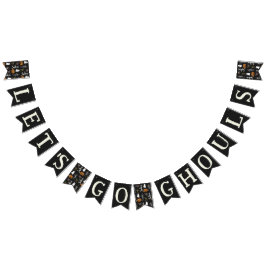 Banderines Vamos Ghouls Black Halloween Costume Fiesta