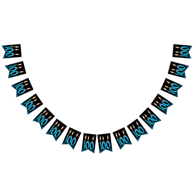 Banderines velas de 100 años con ojos (Todo)