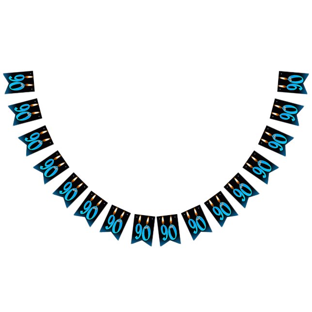 Banderines velas de 90 años con ojos (Todo)