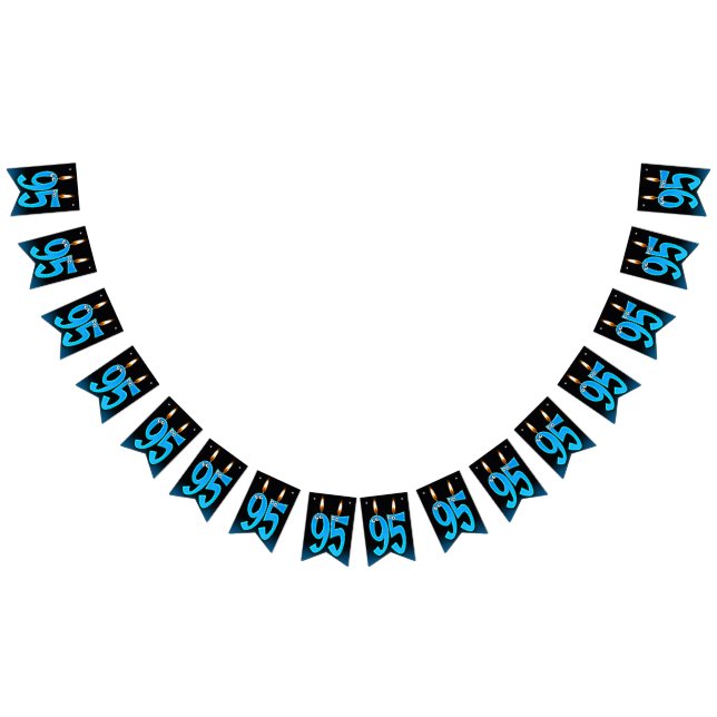 Banderines velas de 95 años con ojos (Todo)