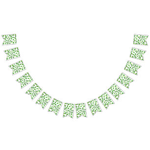 Banderines Verde Kelly “Treboles que caen”