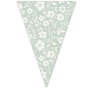 Banderines Vintage Bloom Neutral - Salvia Muted