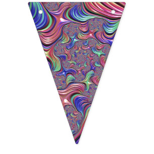 Banderines Vórtice Colorido Resumen Espiral Trippy Fractal