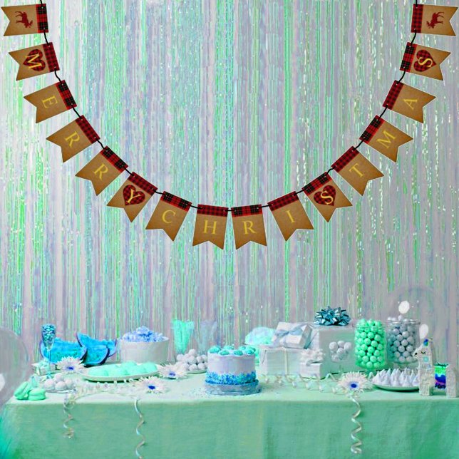 Banderines Winter Bride Buffalo Fiesta Merry Navidad (Subido por el creador)