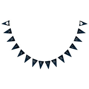 Banderines Wreath de época oscura