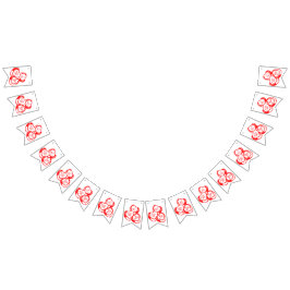 Banderines Yo Sí Beso Que Sea Mi Día de San Valentín Banner B