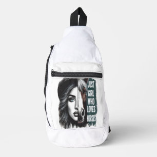 Bandolera Abrazo de caballo en la fusión artística