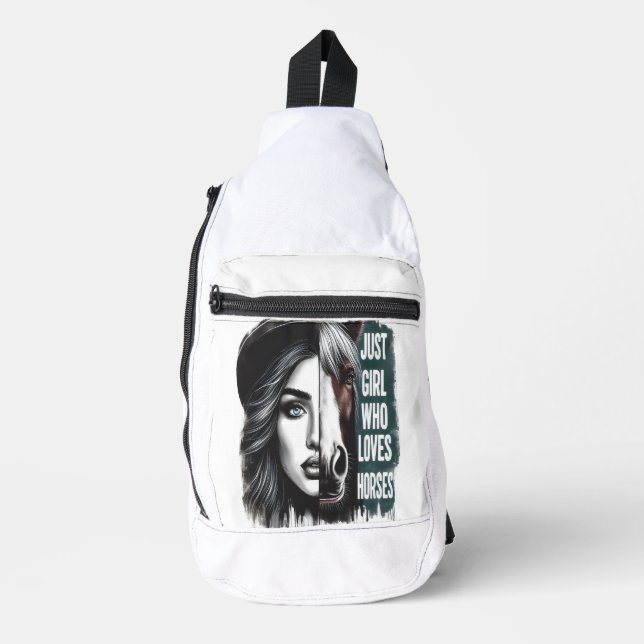 Bandolera Abrazo de caballo en la fusión artística (Anverso)