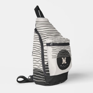 Bandolera Abstract aesthetic minimal Monogram Modern 