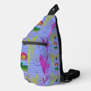 Bandolera Abstract Floral with Spirals 5
