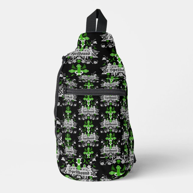 Bandolera Accesorios de moda para postPunk gótico (Anverso)