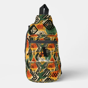 Bandolera África Amhara Etiopia Geométrica Patrón 2