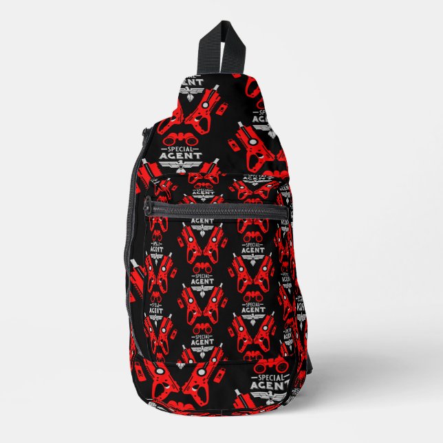 Bandolera Agente especial Kid (Anverso)
