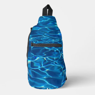 Bandolera Agua de la piscina azul oscura