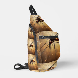 Bandolera Alas Intrincadas: El Arte Fractal del Mosquito