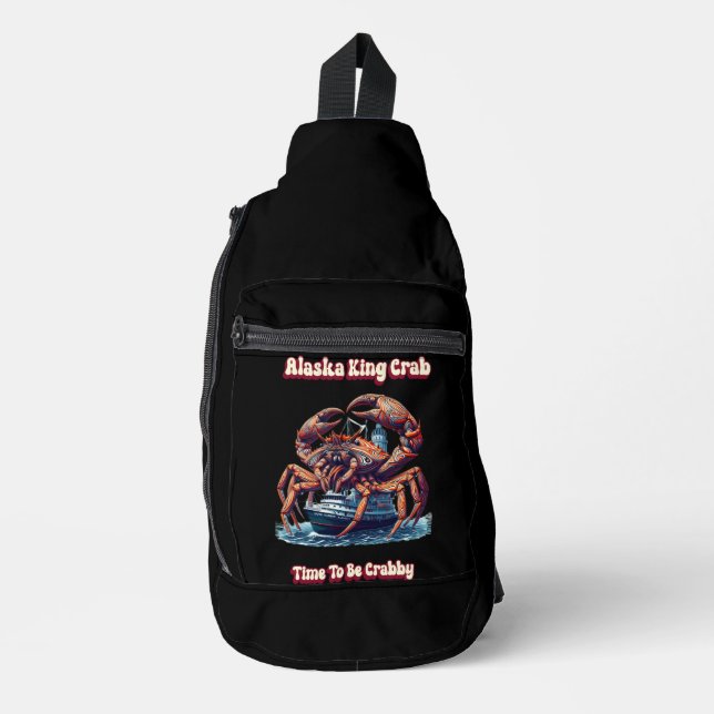 Bandolera Alaska King Crab Es Hora De Ser Crabis (Anverso)