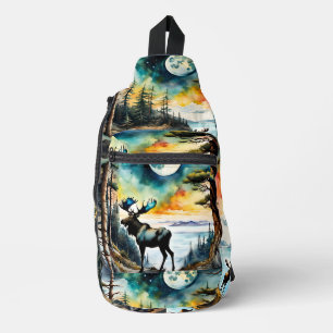 Bandolera Alaskan Moose en la bahía
