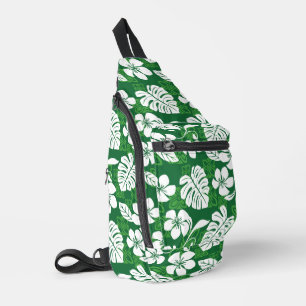 BANDOLERA ALOHA FRIDAY PATTERN EN VERDE