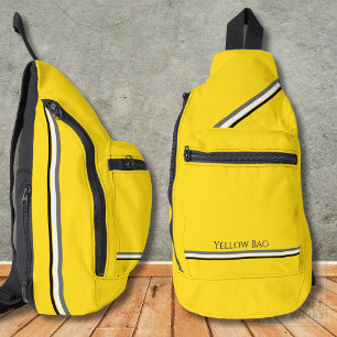 Bandolera Amarillo con rayas