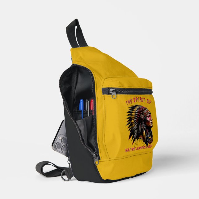 Bandolera Americano nativo (Abierto)