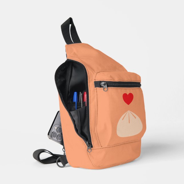 Bandolera Amor desenfrenado Cantaloupe Sling Bag (Abierto)