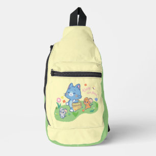 Bandolera Anime Tom, Jerry y Tuffy Picnic
