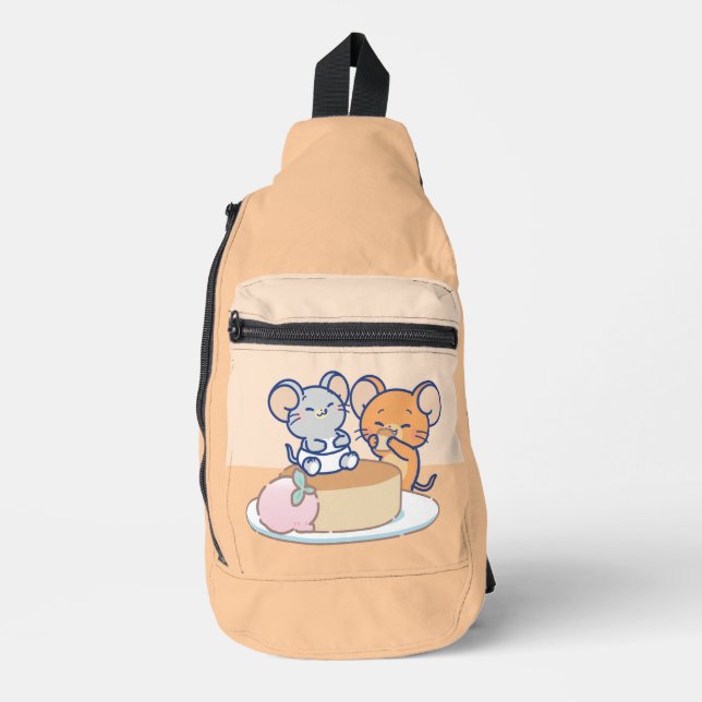 Bandolera Anime Tuffy y Jerry Cheesecake (Anverso)