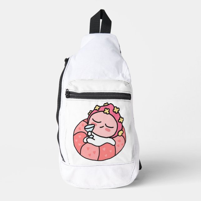 Bandolera Apeach piscina (Anverso)