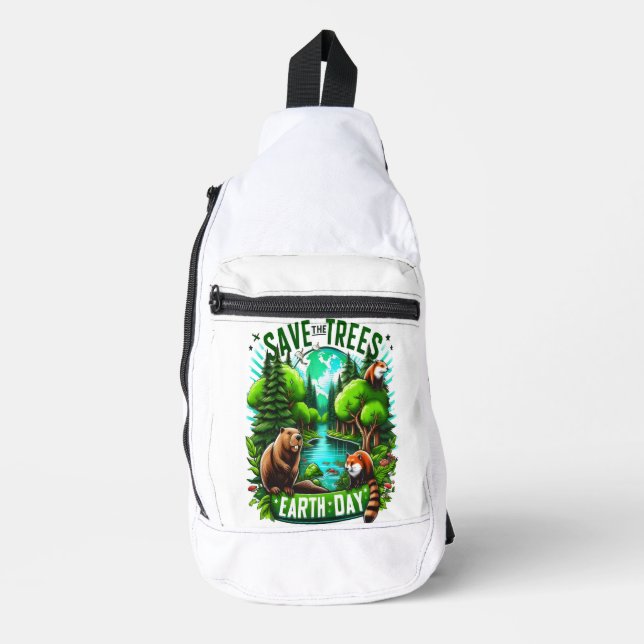 Bandolera Arbor Anthem Earth Day Tee (Anverso)