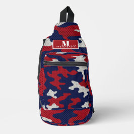 Bandolera Arizona Desert Camo red blue red