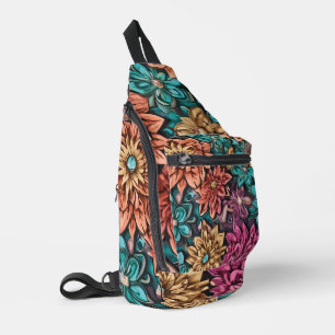 Bandolera Arreglo de flores
