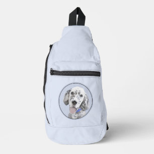 Bandolera Arreglo de inglés Blue Belton Pintura Mascota Perr