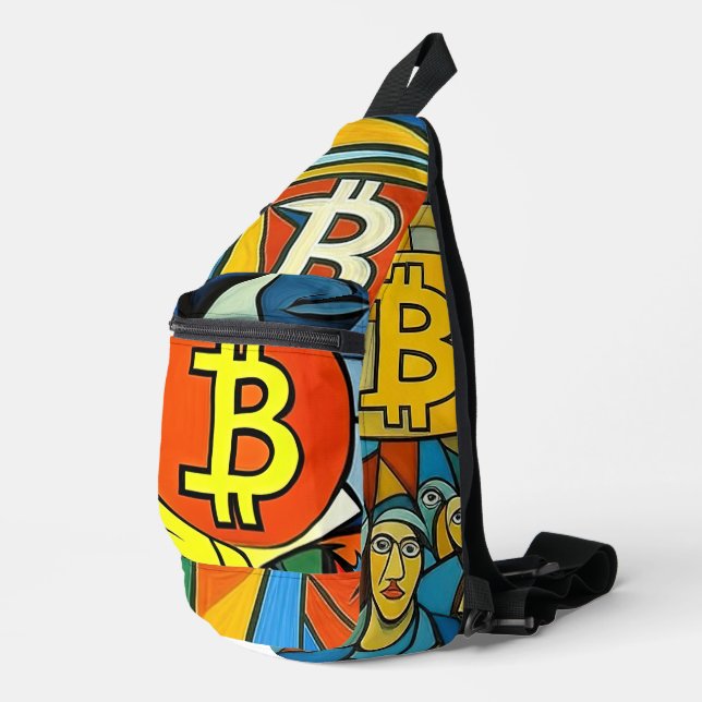 Bandolera Arte de Bitcoin (Esquina derecha)