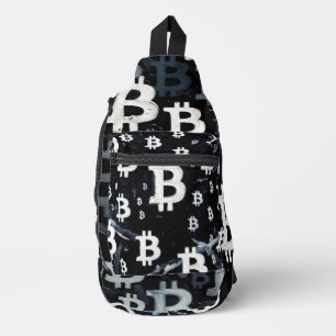Bandolera Arte de Bitcoin (BW-C) pintura al óleo