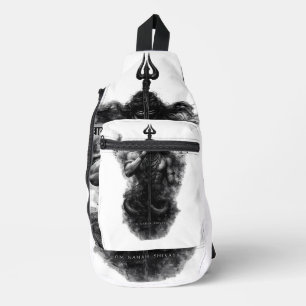 Bandolera Arte intenso de Lord Shiva Trishul Om Namah Shivay