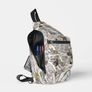 Bandolera Aspecto de camuflaje para cazar en invierno
