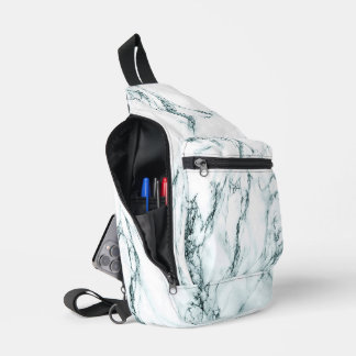Bandolera Aspecto de mármol verde