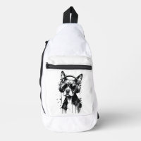 Auriculares Guay Dog Mascotas cortos Tinta blanca 