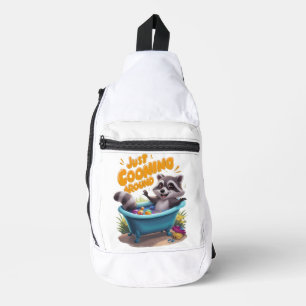 Bandolera Aventura de baño de Raccoons maliciosos
